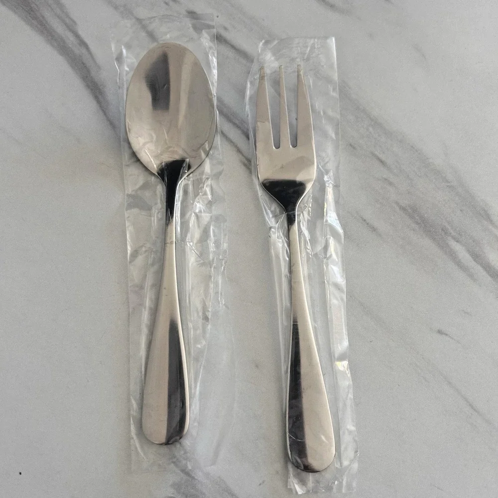 Hugmazing Replacement Fork & Spoon Set ONLY Stainless Steel New! 5.5